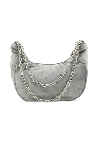 JUICY COUTURE Borsa A Spalla Donna Grigio Strass BEJQL8764WPOPG3-AI26-PG3