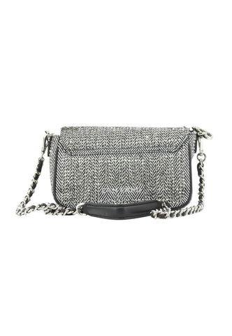 ERMANNO FIRENZE Borsa A Mano Donna Nero Bianco Strass 12402001-AI26-293