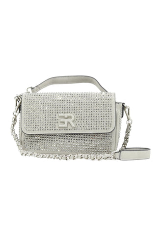 ERMANNO FIRENZE Borsa A Mano Donna Argento Strass 12402003-AI26-79