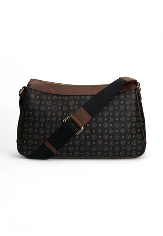 POLLINI Borsa Tracolla Nero Marrone TE8526PP0IQ1100D-AI26