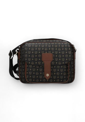 POLLINI Borsa Tracolla Donna Nero Marrone TE8448PP0AQ1100D-AI26