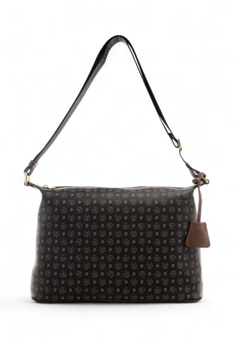 POLLINI Borsa Tracolla Donna Nero Marrone TE8400PP02Q1100D-AI26