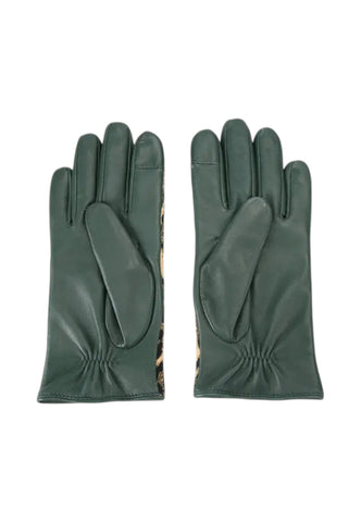 KURT GEIGER Guanti Donna Marrone Verde Animalier 5072843169-AI26