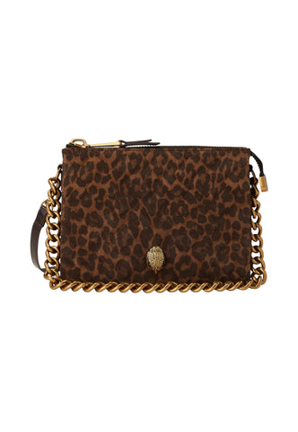KURT GEIGER Borsa Tracolla Donna Marrone Animalier 3571935289-AI26