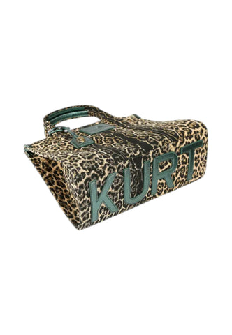 KURT GEIGER Borsa A Mano Donna Marrone Verde Animalier 5033539609-AI26