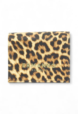 ERMANNO FIRENZE Portafogli Donna Animalier Beige Nero 12600390-AI26-3203