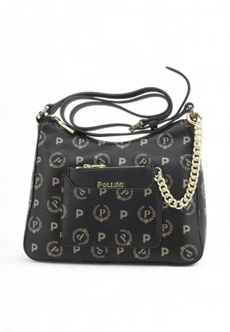 POLLINI Borsa Tracolla Donna Nero Beige TE8545PP0NQ2D00A-AI26
