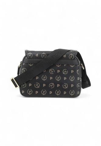 POLLINI Borsa Tracolla Donna Nero Beige TE8421PP04Q2C00A-AI26