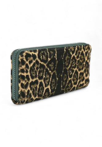 KURT GEIGER Portafogli Donna Animalier Verde 5012339609-AI26