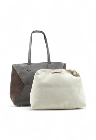 VIA MILANO Luna Borsa Shopper Donna Marrone LUNATDM-AI26