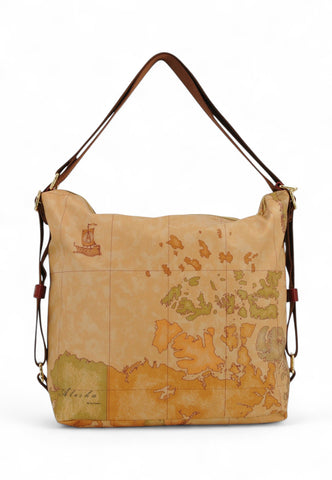 ALVIERO MARTINI Borsa A Spalla / Zaino Donna Beige Rosso LD35S578-AI26-0313