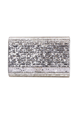 KURT GEIGER Borsa Tracolla Donna Argento Paillettes 8764063979-PE26