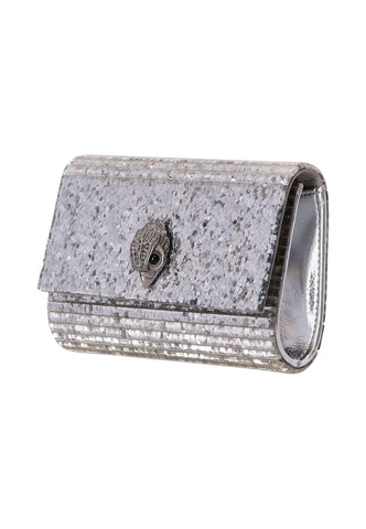 KURT GEIGER Borsa Tracolla Donna Argento Paillettes 8764063979-PE26