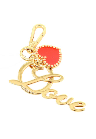 LOVE MOSCHINO Portachiavi Donna Oro Rosso JC5406PP1OL2290C-PE26