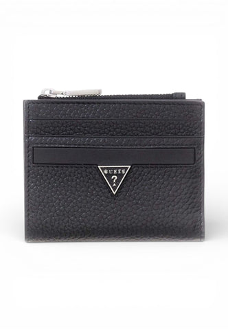 GUESS Portafogli Portacarte Uomo Nero SMMOGRLEA03-PE26-BLA
