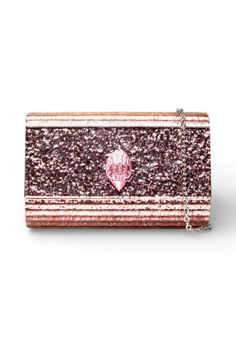 KURT GEIGER Borsa Tracolla Donna Rosa Glitter 8764053979-PE26