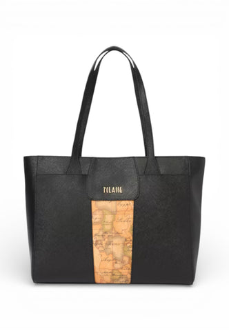 ALVIERO MARTINI Borsa Shopper Donna Nero Beige LD279407-PE26-0001
