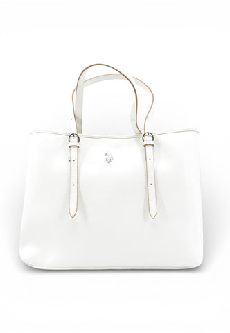 U.S. POLO ASSN. Borsa Shopper Donna Bianco BIU4B8935WVP802-PE26