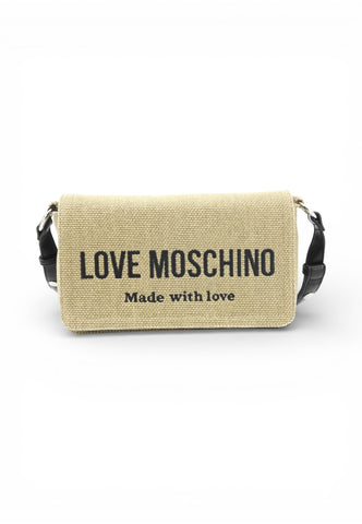 LOVE MOSCHINO Borsa A Spalla Donna Beige Nero JC4228PP0OKB190A-PE26