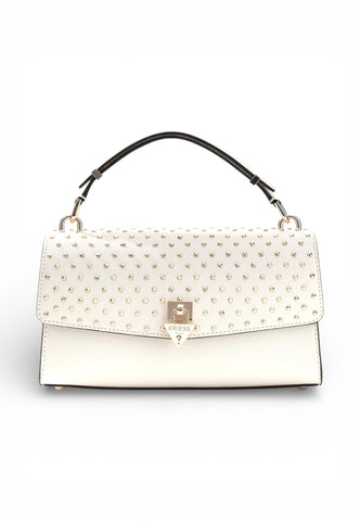 GUESS Borsa A Mano Donna Bianco Borchie HWZE9919200-PE26-OFF