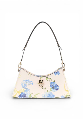 GUESS Borsa A Spalla Donna Bianco Azzurro Fantasia HWFG9919180-PE26-FLT