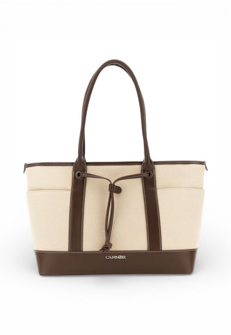 CAFE NOIR Borsa Shopper Donna Beige Marrone C3MB1005-PE26-M121