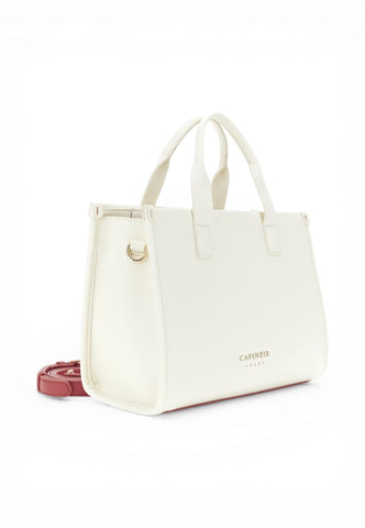 CAFE NOIR Borsa A Mano Donna Bianco Rosso C3JB0023-PE26-W001