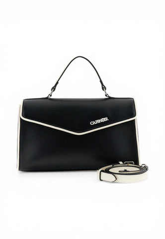 CAFE NOIR Borsa A Mano Donna Nero Bianco C3NO1034-PE26-N001
