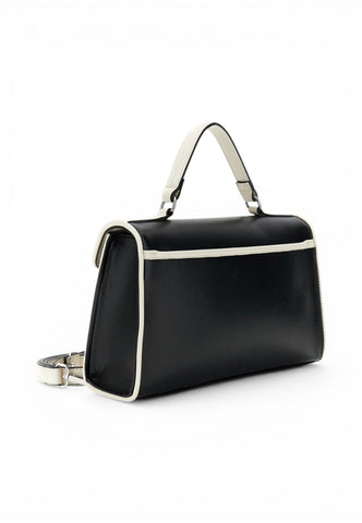 CAFE NOIR Borsa A Mano Donna Nero Bianco C3NO1034-PE26-N001