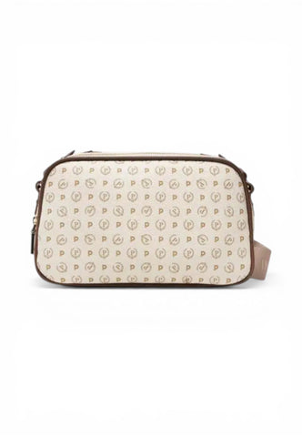 POLLINI Borsa Tracolla Donna Bianco Marrone TE8467PP0DQ1110C-PE26