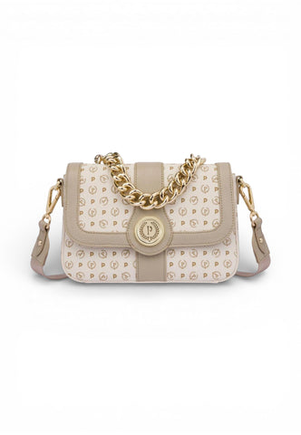 POLLINI Borsa Tracolla Donna Bianco Beige TE8475PP0EQ1110A-PE26