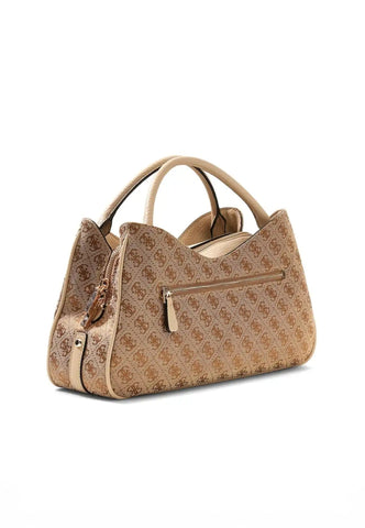 GUESS Borsa A Mano Donna Beige Marrone HWJG8362060-PE26-LTL