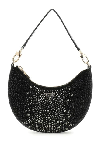 GUESS Borsa A Spalla Donna Nero Strass HWEG9931720-PE26-BLA