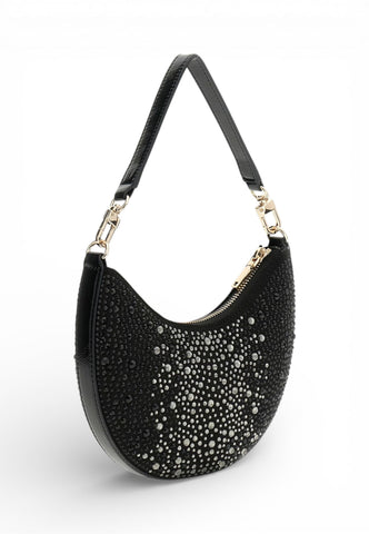 GUESS Borsa A Spalla Donna Nero Strass HWEG9931720-PE26-BLA