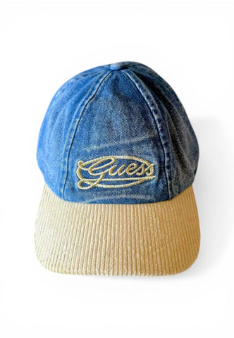GUESS Cappello Donna Blu Denim Beige AW5505COT01-PE26-BUD