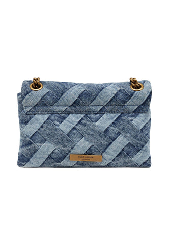 KURT GEIGER Borsa A Spalla Donna Blu Denim 8885588669-PE26