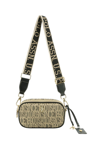 U.S. POLO ASSN. Borsa Tracolla Donna Beige Nero BEUJG9133WZC000-PE26