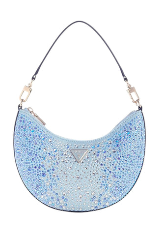 GUESS Borsa A Spalla Donna Azzurro Strass HWEG9931720-PE26-LTB