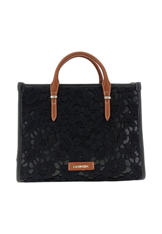 CAFE NOIR Borsa A Mano Donna Nero Marrone C3NB1050-PE26-N001
