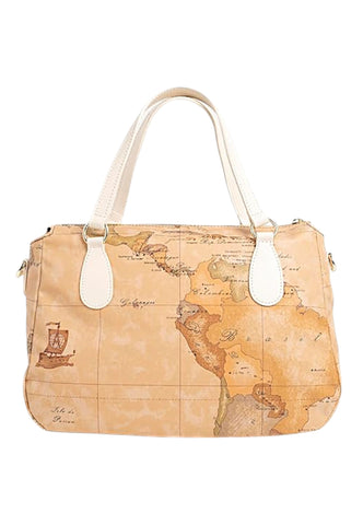 Borsa A Mano Donna Beige Bianco LE57S578-PE26-0905