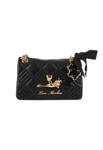 LOVE MOSCHINO Borsa A Spalla Donna Nero Oro JC4267PP0OKH100C-PE26
