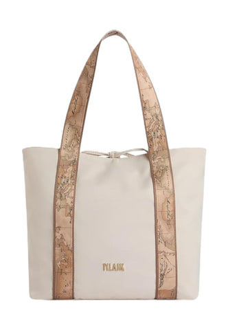 ALVIERO MARTINI Borsa Shopper Reversibile Donna Bianco Beige LF579935-PE26-0928