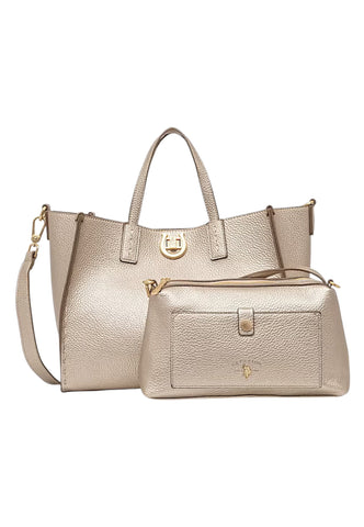 U.S. POLO ASSN. Borsa Shopper Donna Oro BIU0M8869WVP904-PE26