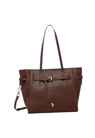 U.S. POLO ASSN. Borsa Shopper Donna Marrone BEU2G9067WVP500-PE26