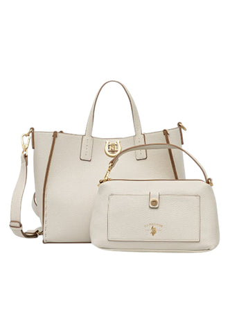 U.S. POLO ASSN. Borsa Shopper Donna Bianco BIU0M8869WVP802-PE26