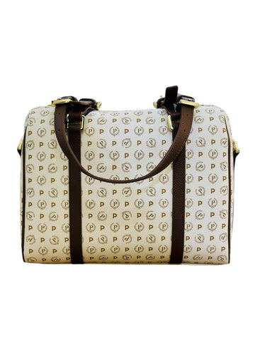 POLLINI Borsa A Mano Donna Bianco Marrone TE8555PP0OQ1110C-PE26