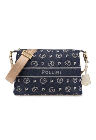 POLLINI Borsa Tracolla Donna Blu Denim Beige TE8400PP02Q6G75A-PE26