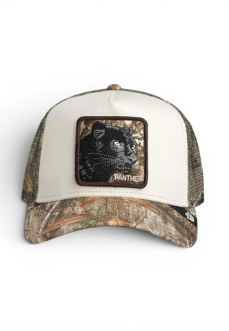 GOORIN Cappello Trucker Panther Uomo Bianco Verde Beige 101-297-PE26