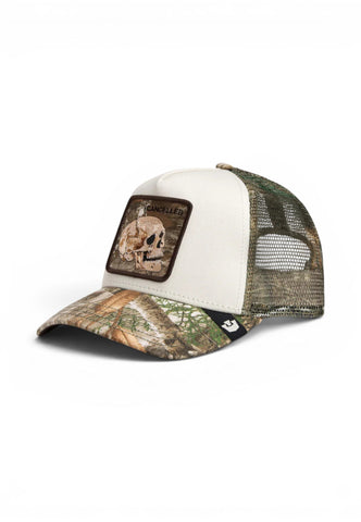 GOORIN Cappello Trucker Cancelled Bianco Verde Beige 101-2986-PE26