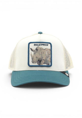 GOORIN Cappello Trucker Bulletproof Uomo Bianco Azzurro 101-2543-PE26